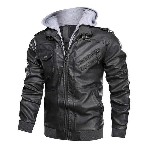 Chaqueta con capucha hombre outlet