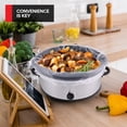 thumbnail image 6 of 30 Count Large Slow Cooker Liners, 8qt Disposable Slow Cooker Liners for Oval Pots, Premium Rip-Resistant Cooking Bag for Heavy Duty Food, 8 Quart Slow Cooker Liner with Gusset, 6 of 7