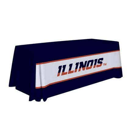 

6 ft. NCAA Illinois Fighting Illini Dye Sublimated Table Throw - No.003