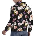 thumbnail image 3 of Hoodies for Men - Carnations Flowers Daisy Long Sleeve Comfrt Men'S Fashion Hoodies & Sweatshirts, Sweatshirts for Men Hoodies Pullover Clothing Clothes with Pouch, 3 of 7