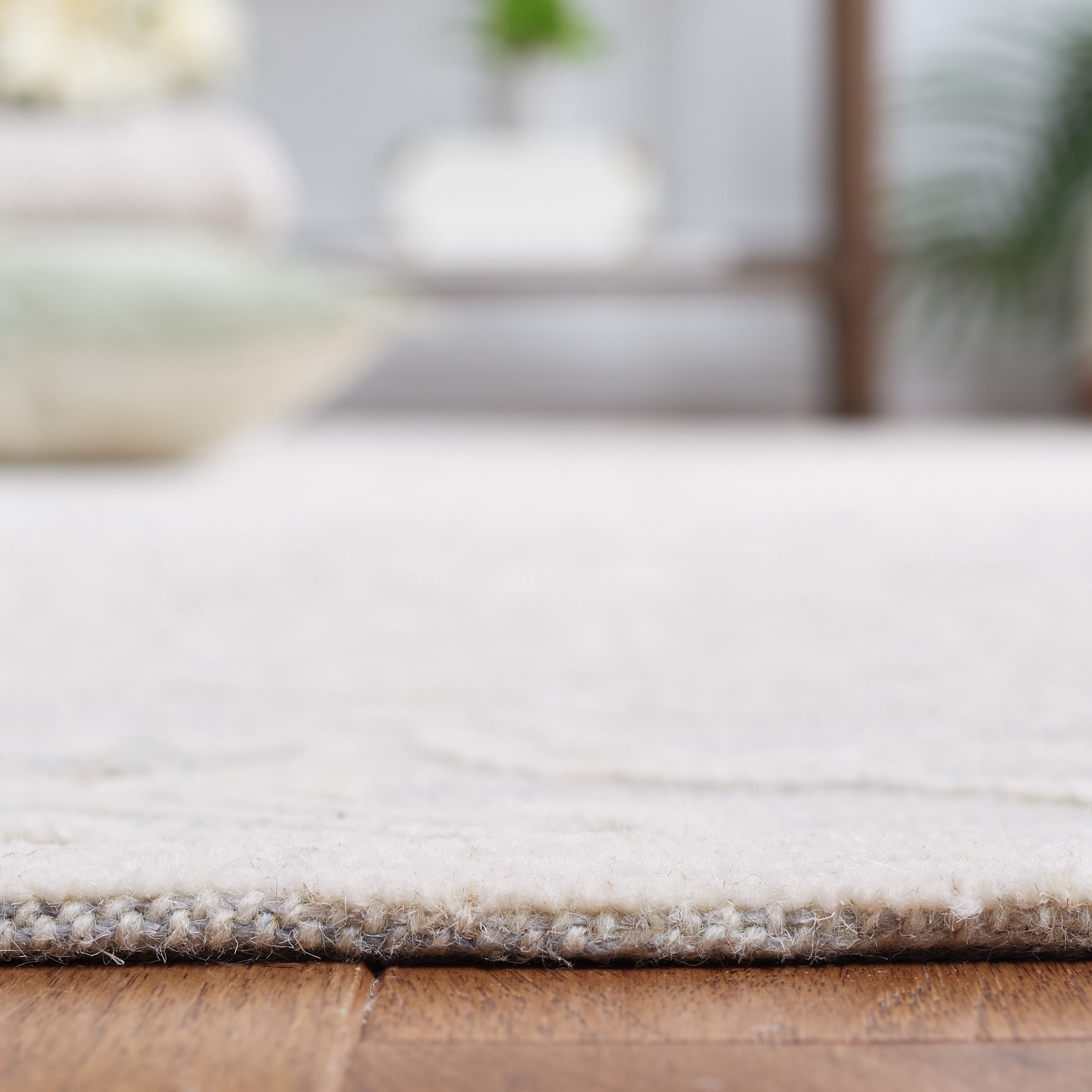 SAFAVIEH Trace Mia Medallion Area Rug, Grey/Ivory, 6' x 6' Round