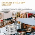 thumbnail image 3 of Miangastore 1 Set Stainless Steel Steaming Pot 3-Tier Kitchen Cooking Steaming Pot Cookware, 3 of 9