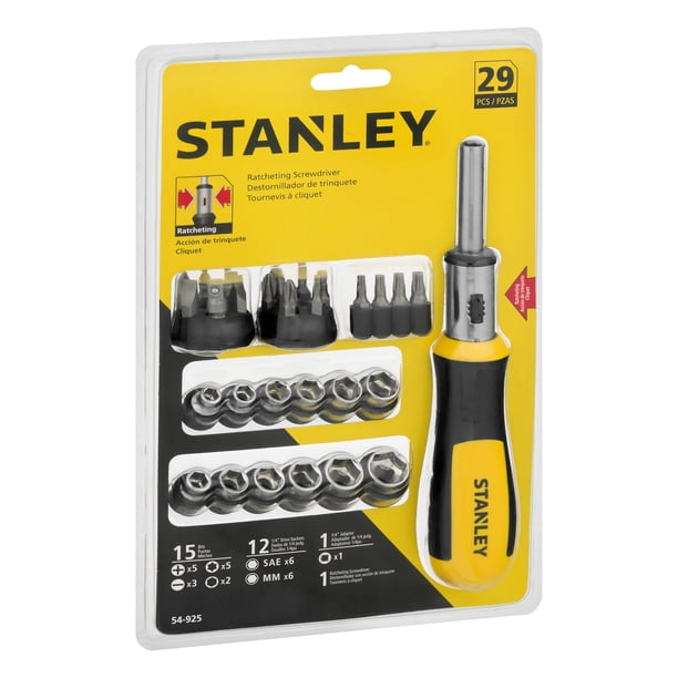 STANLEY 29 Piece Ratcheting Screwdriver | 54-925 - Walmart
