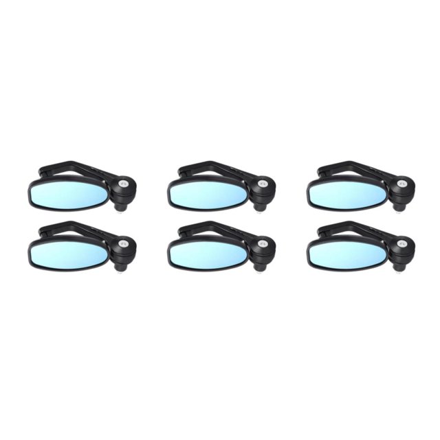 Guardoinrt Durable 7/8 Handle Bar End Motorcycle Rearview Side Mirrors Motor Bike Mirrors Style A 3Set