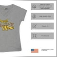 thumbnail image 6 of Proud Army Mom Women's V-Neck T-shirt US Military Family Pride Veteran Patriotic Armed Forces Mother's Day Licensed Tee, 6 of 7