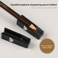 thumbnail image 2 of Happydeer Brow Sharpener Portable Functional Plastic Duckbill Eyebrow Pencil Sharpener for Novice, 2 of 13