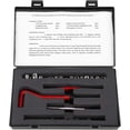 thumbnail image 1 of Yazoeia 25Pcs Thread Repair Kit M7 x 1, Kit Thread Inserts Stainless Steel Twisted Drill Wrench Threaded Insert Thread Repair Tool for Auto Parts CJC912-205629, 1 of 7