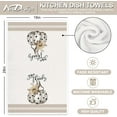 thumbnail image 2 of Fall Kitchen Dish Towel 18 x 26 Inch Autumn Pumpkin Dishcloth Thanksgiving Farmhouse Decorative Hand Drying Tea Towel for Cleaning Wiping, 2Pcs, 2 of 6