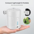 thumbnail image 3 of Electric Air Pump, Inflatable Mattress Inflator with 3 Air Nozzles, Fast Inflator for Inflatable Boat/Air Mattress, 3 of 4