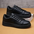 thumbnail image 6 of [Sneakers] Men'S Stylish Skate Shoes with a Solid Color Upper And Non-Slip Sole, Trendy Footwear for Boys, Suitable for Outdoor Campus Walking, Jogging, Traveling, And All Seasons, 6 of 9
