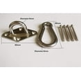 thumbnail image 2 of Kit de suspensión para hamaca ganchos resistentes carabinas soporte para hamaca silla columpio uso interior exterior, 2 of 7