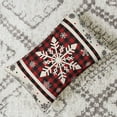 thumbnail image 4 of Christmas Pillow Covers 12x20 Set of 2 Winter Red Black Buffalo Plaid Snowflake Pillow Cases Outdoor Christmas Decorations Throw Pillows Linen Xmas Lumbar Cushion Covers for Couch Home Decor, 4 of 7