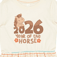 thumbnail image 4 of Inktastic 2026 Year of the Horse Girls Toddler Dress, 4 of 5