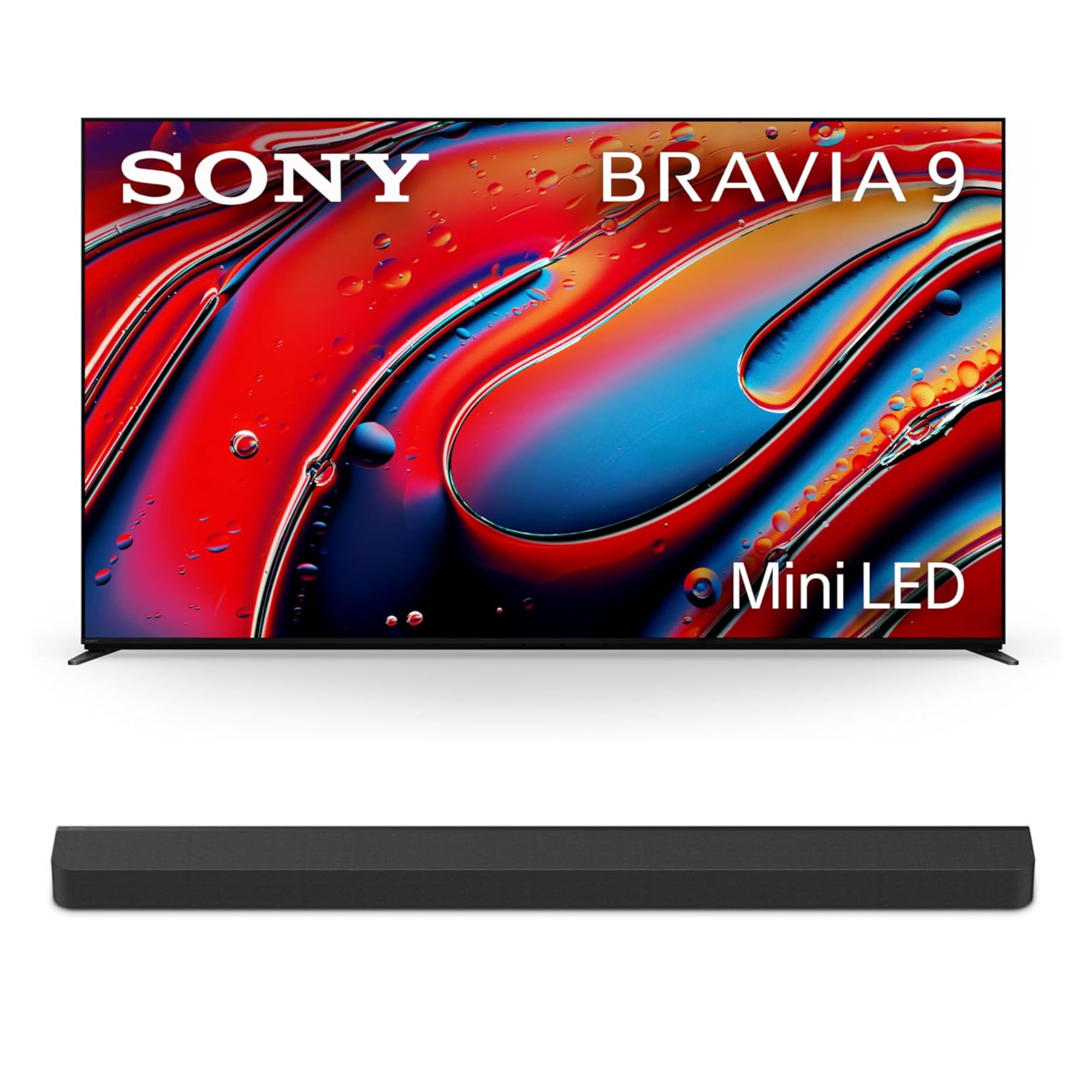 Sony K65XR90 65" XR90 Series Bravia Mini LED HDR QLED 4K Google TV with a Sony HT-A9000 BRAVIA Theater Bar Soundbar with Dolby Atmos (2024)