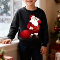 thumbnail image 5 of YunPes Merry Christmas Reindeer and Snowman Print Kids Casual Sweatshirt Crew Neck Top 18 Month Boy Sweater, 5 of 6