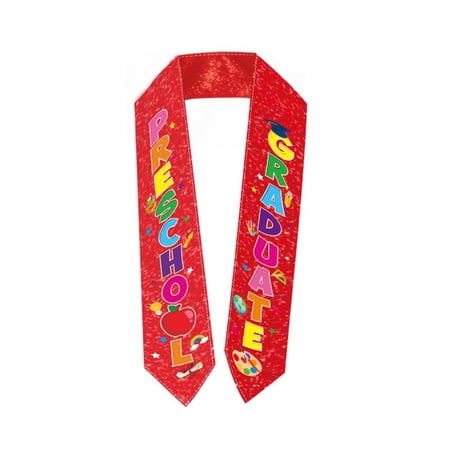 Preschool Graduate Graduation Sash Stole Graduation Ceremony Sash for Graduation Party Decorations Colorful Graduation Photo Prop Sash for Graduation Celebration Costume Accessory