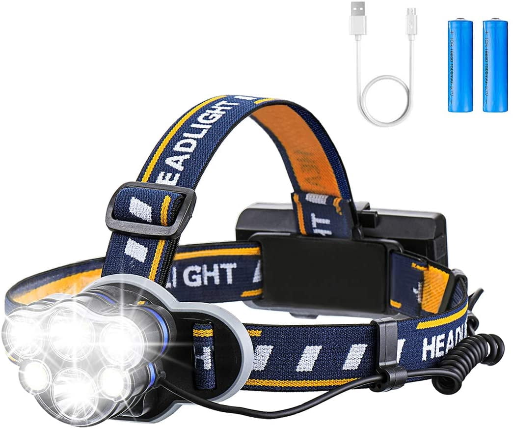 Headlamp,Headlight,Hard Hat Light 13000 
