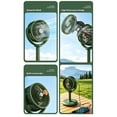 thumbnail image 5 of 29" Pedestal Fan For Bedroom, 2026 NEW 5-Speed USB Whole Room Air Circulator With 90° Oscillation & Adjustable Height, Quiet Pedestal Fan For Home Office Dormitory Living Room Study, 5 of 10