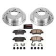 thumbnail image 3 of PowerStop Rear Z23 Evolution Sport Carbon-Fiber Ceramic Brake Pad and Drilled & Slotted Rotor Kit Fits: KIA Select Models K5916, 3 of 10