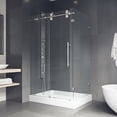 thumbnail image 5 of VIGO Winslow 36 in. L x 48 in. W x 79 in. H Frameless Sliding Shower Enclosure Kit in Stainless Steel with Clear Glass, 5 of 12