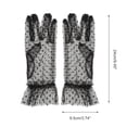 thumbnail image 3 of Unique Bargains 1 Pair Sunblock Mittens Mesh Sun Block Driving Gloves for Women Black, 3 of 5