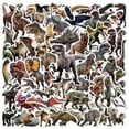 thumbnail image 2 of Paquete de calcomanías Jurassic Dinosaur, 50 unidades, impermeables para niños, 2 of 2