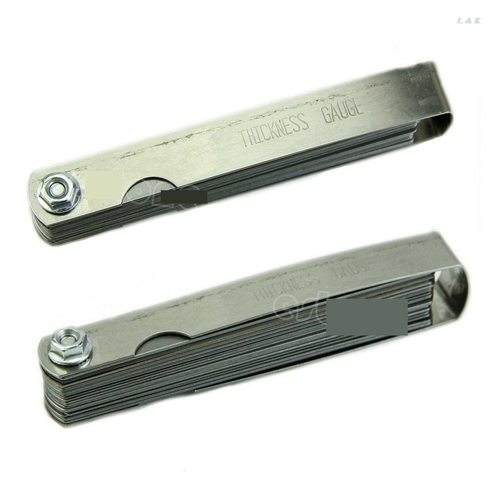 32 Blade 2481 Feeler Gauge Tune Up Thickness Set IMP/METRIC + BRASS M04 Dropship