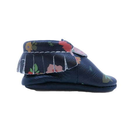 

Pre-owned Freshly Picked Girls Blue | Floral Booties size: 1-2 Infant