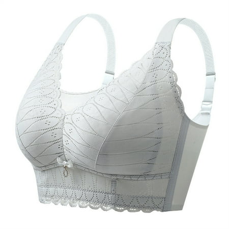 LLYWEY Womens Seamless Wirefree Bras on Sale Push up Bra Wireless Ladies Bralette Bra Style-1113 Women s Plus Seamless Bra Feature Adult Female T-Shirt Sports Bras White 42B