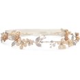 thumbnail image 1 of Handmade Wedding Belt Bridal Belt with Rhinestones for Wedding Dress Bridal Gown,Gold, 1 of 7