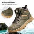 thumbnail image 3 of MeMoride Men's Ankle High Waterproof Hiking Boots Outdoor Trekking Camping Shoes, 3 of 6
