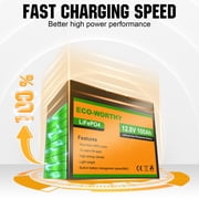Universal Power Group 12V 100Ah Solar Wind AGM SLA Deep Cycle VRLA Battery 12V 24V 48V