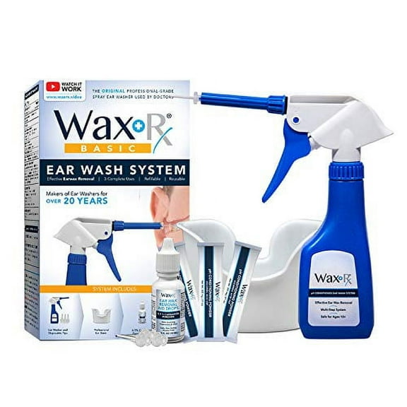 Doctor Easy Wax-Rx Ph Conditioned Ear Wash Cleaning Spray, 15.2 Ounce