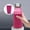 Hot Pink, variant on 4PCS Reusable Neoprene Cup Sleeve, Insulated Fabric Drink Cover for 20oz Tumblers, 6.5" Tall(Dark Purple)