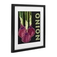 thumbnail image 2 of Stupell Industries Farmhouse Collaged Garden Onion Black Framed Print Under Glass, 13 x 13, by Nancy Overton, 2 of 8