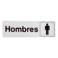 thumbnail image 1 of Letrero Para Baño Hombres Hy-Ko Plástico 7.5X23 Cm, 1 of 3