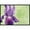 Purple, variant on Purple Iris by Malenda Trick Door Mat