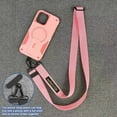 thumbnail image 2 of Dteck for iPhone 14 Pro Case with Crossbody Phone Lanyard,Compatible with MagSafe, Built in Invisible Stand, Military Grade Drop Shockproof Magnetic Protective Phone Case,Pink, 2 of 8
