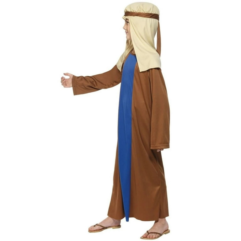 Joseph Costume Kids Brown Blue Robe Joseph Costume Kids Brown Blue Robe