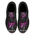thumbnail image 2 of Peace Love Cure Breast Cancer American flag Shoes Sneakers for Women Men Black Size 5, 2 of 7