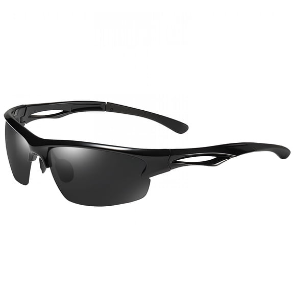 GJX 2026 New Polarized Sports Sunglasses, Lightweight Uv400 Wrap Around Sunglasses, for Men and Women Cycling, Running, Fishing, Golf, Driving, for Outdoor Activities, Hiking, Travel, Sports Events