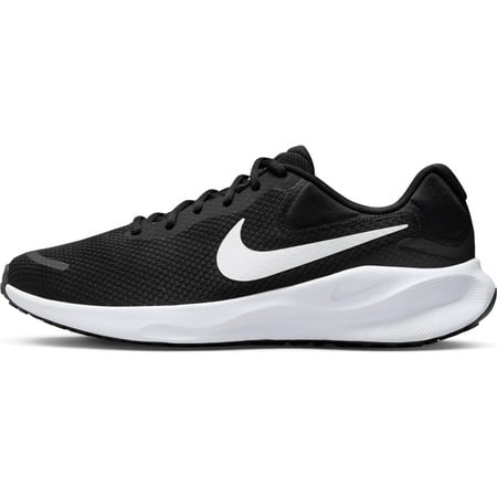 NIKE Revolution 7 Mens FB2207-001 (Black/White), Size 9.5