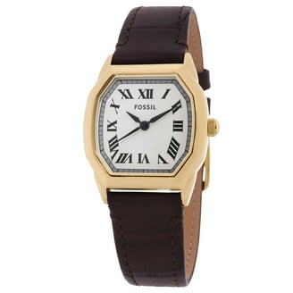 Fossil Men's Nate Leather Chronograph Watch JR1390 - Walmart.com