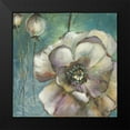 thumbnail image 2 of Pinto, Patricia 12x12 Black Modern Framed Museum Art Print Titled - Blue Poppies II, 2 of 5