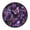 Glowing Butterflies, variant on Indoor 12' Voice-Activated Luminous Decoration Wall Clock With LED Night Light Butterflies Moon and Stars