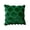 M Green, variant on Dark Green L Size Embroidery Pillow Cover Luxury Cushion Case for Sofa Couch Bedroom Home Decor (Insert Not Included)