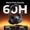 thumbnail image 4 of VEATOOL Écouteurs à Réduction Active du Bruit, 60 H d'Écoute Bluetooth 6.0 Écouteurs Sans Fil avec Audio Haute Résolution, Écouteurs Circum-Auriculaires avec Microphone, Basses Profondes, Ajustement Confortable, Pliables, 4 of 7