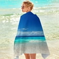 thumbnail image 4 of Fridja Microfiber Beach Towel Super Lightweight Colorful Bath Towel Sandproof Beach Blanket Multi-Purpose Towel For Travel Swimming Pool 30x60 Inch Clearance, 4 of 4