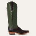 thumbnail image 2 of Women's Stetson Clover Leather Boots Snip Toe Handcrafted Brown, 2 of 6