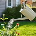 thumbnail image 2 of Heavy-Duty 5L Steel Watering Can with Ergonomic Handle & Adjustable Nozzle for Outdoor Garden Plant Care, 2 of 8
